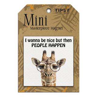 WANNA BE NICE MINI MAGNET