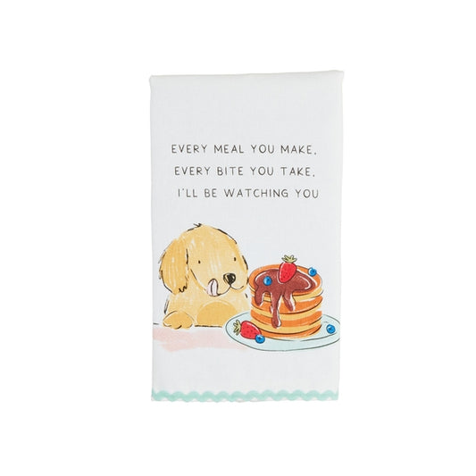 PANCAKE DOG RIC RAC TOWEL
