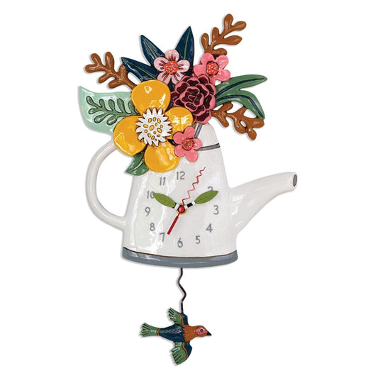 BLOSSOMS FLOWERS WALL CLOCK