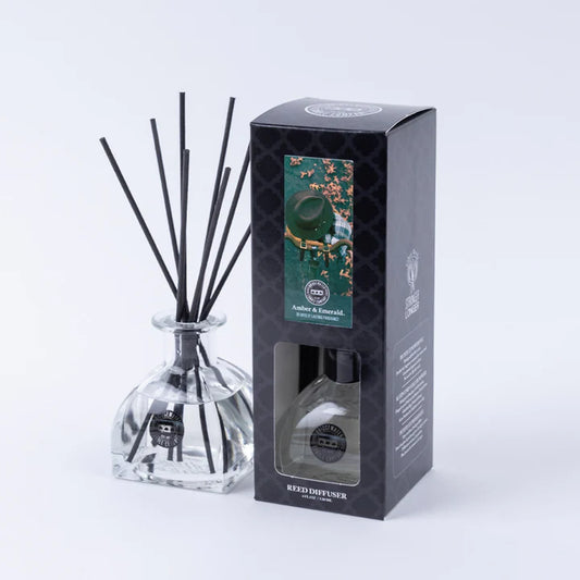 AMBER AND EMERALD SMALL REED DIFFUSER