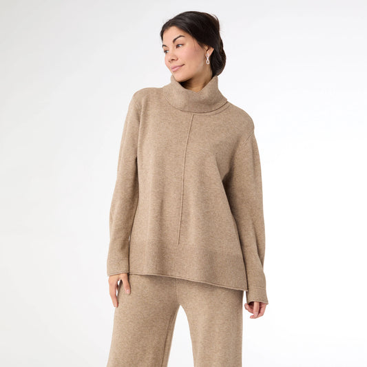 HEAVENLY LUXE COWL NECK SWEATER