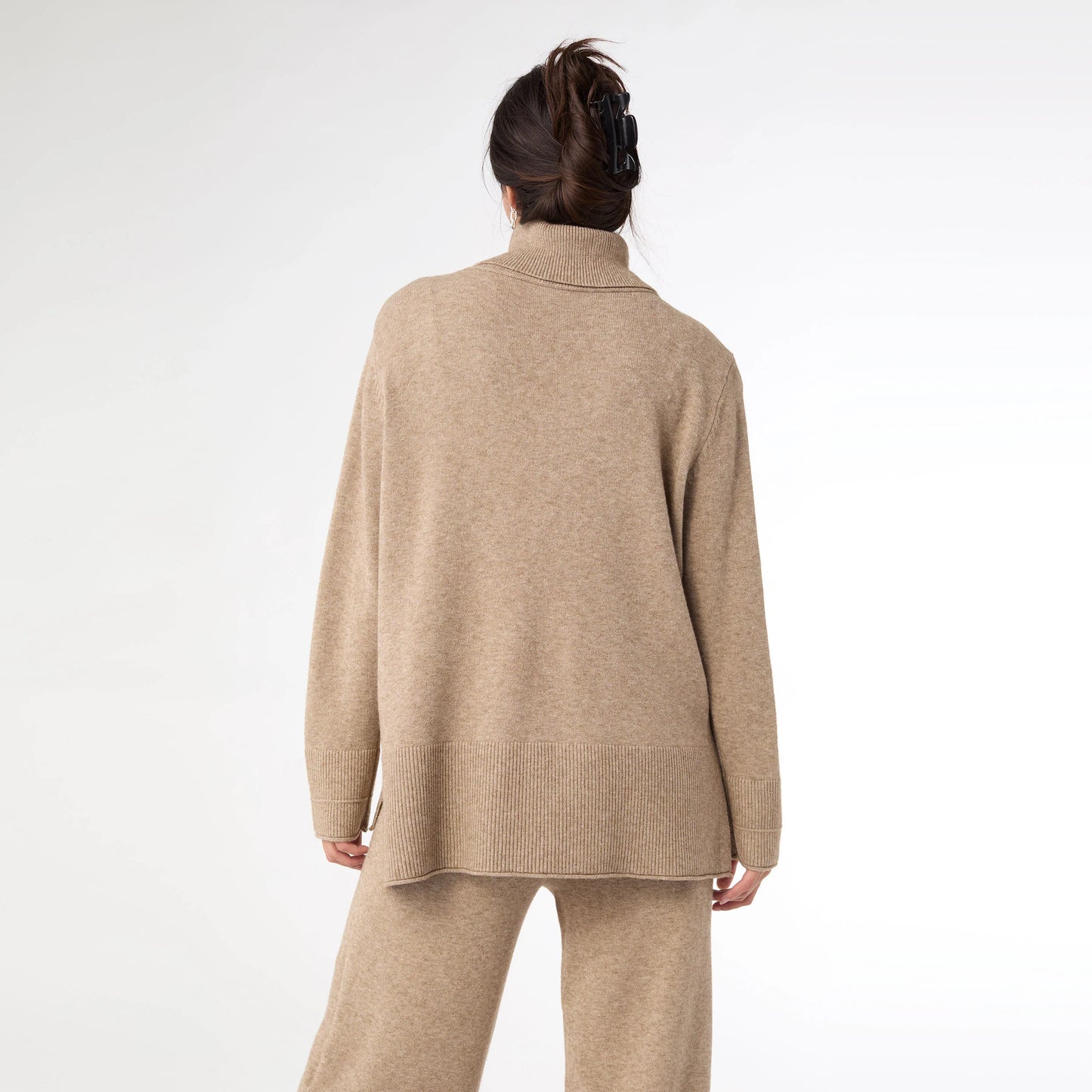 HEAVENLY LUXE COWL NECK SWEATER