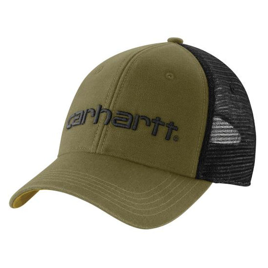 CANVAS MESH BACK LOGO GRAPHIC CAP
