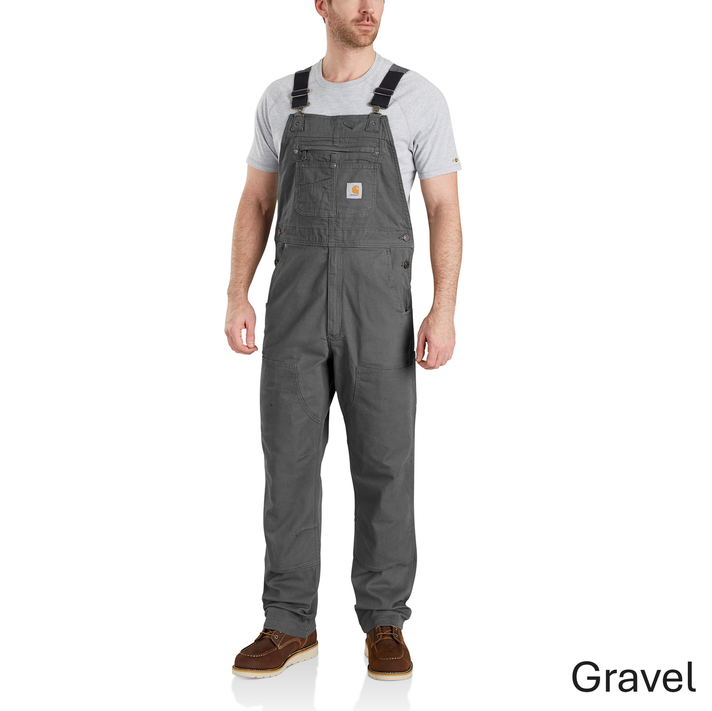 CARHARTT RUGGED FLEX RELAXED FIT CANVAS BIB OVERALL