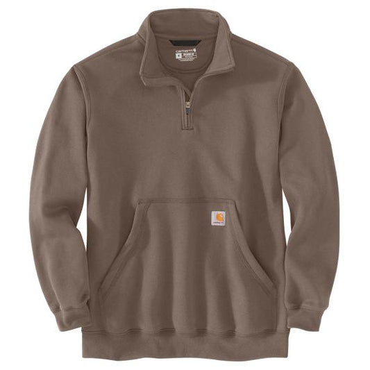CARHARTT LOOSE FIT MIDWEIGHT QUARTER ZIP MOCK NECK SWEATSHIRT TALL