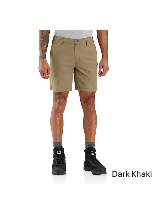 CARHARTT RUGGED FLEX RELAXED FIT 8 INCH CANVAS WORK SHORT