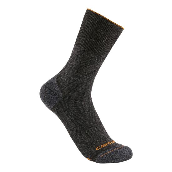 CARHARTT TWIN KNIT MIDWEIGHT TOPO CREW SOCK