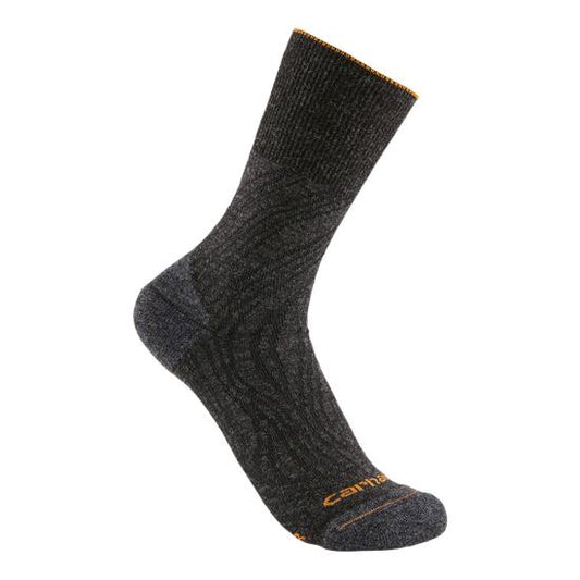 CARHARTT TWIN KNIT MIDWEIGHT TOPO CREW SOCK