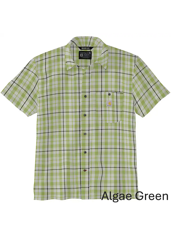 CARHARTT FORCE SUN DEFENDER SS PLAID SHIRT BIG