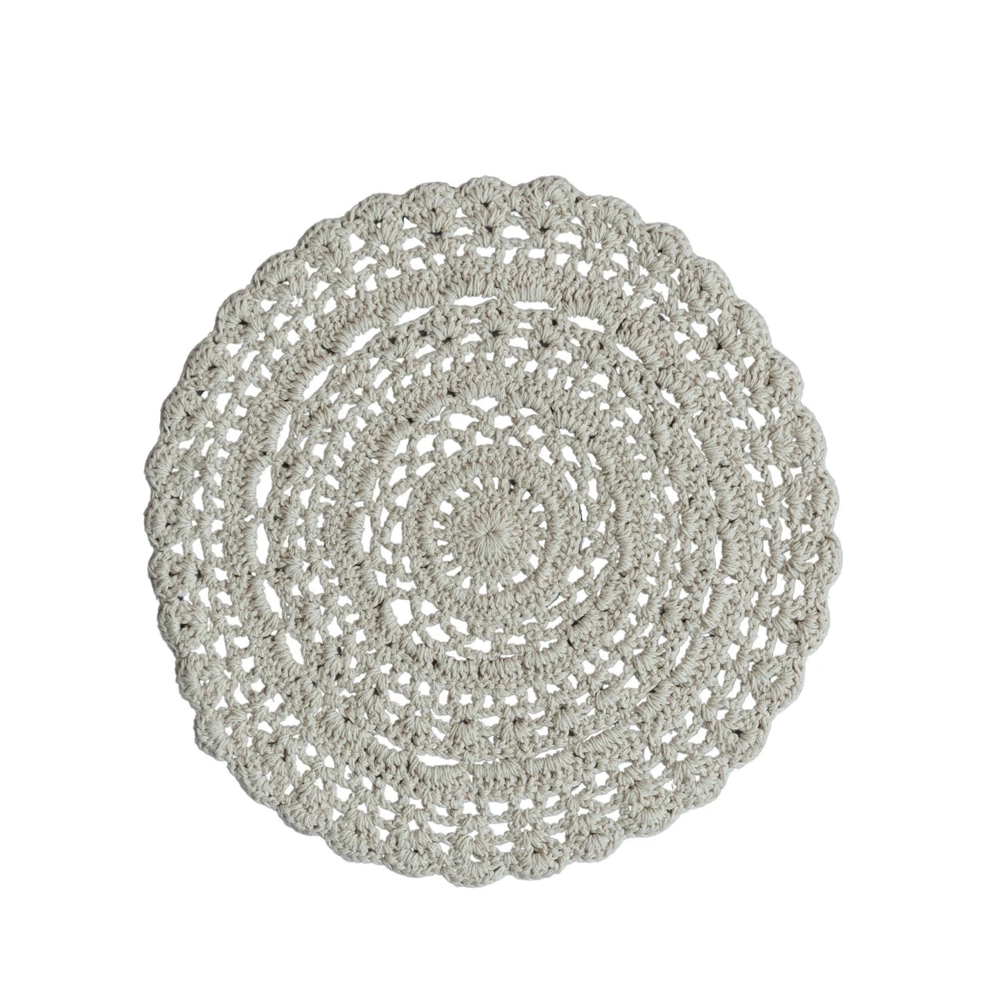 ROUND CROCHET PLACEMAT