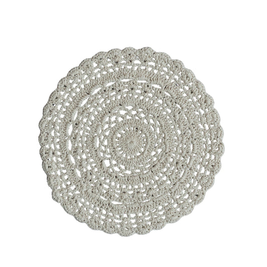 ROUND CROCHET PLACEMAT
