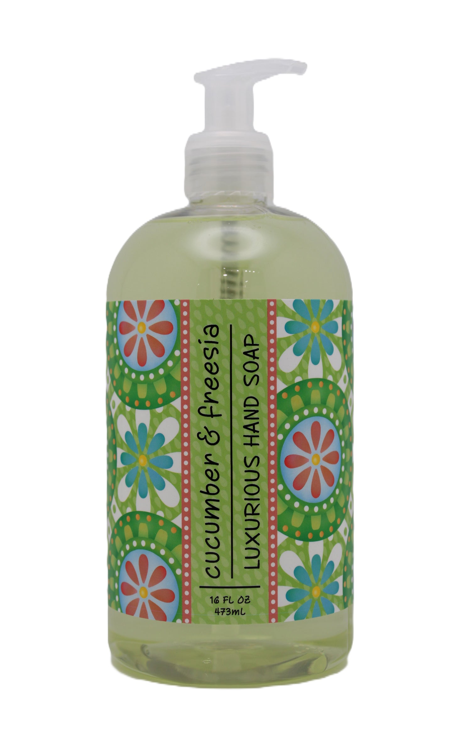 GARDEN CUCUMBER FREESIA  LIQUID SOAP 16 OZ