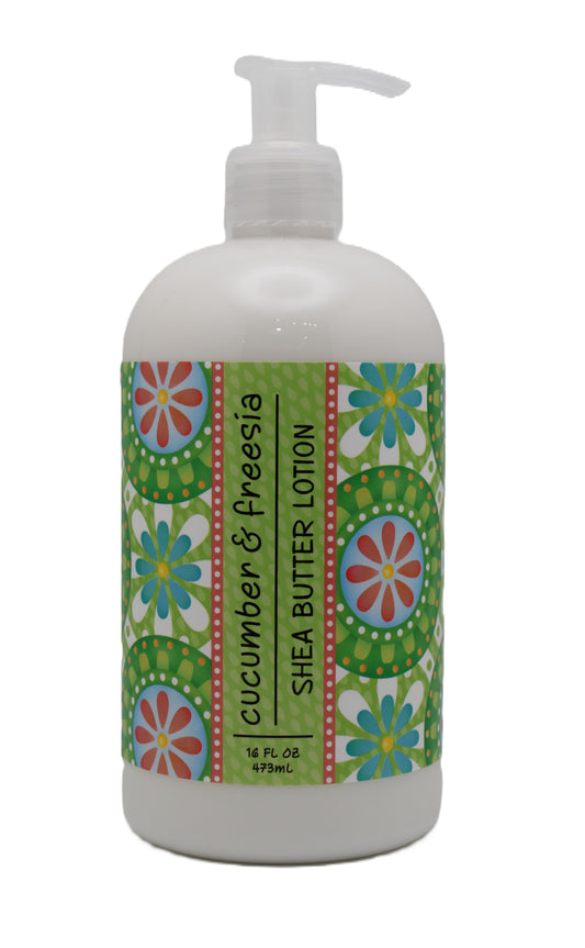 GARDEN CUCUMBER FREESIA LOTION 16 OZ