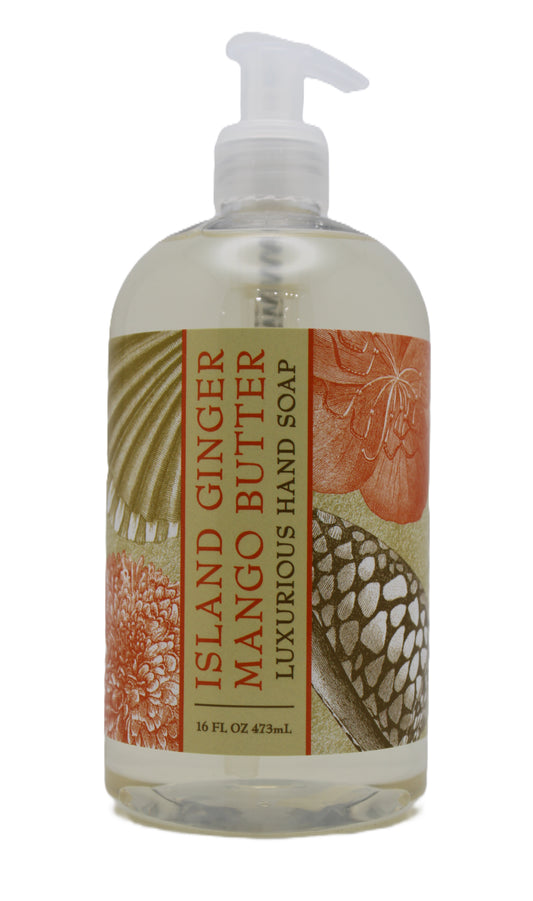 ISLAND GINGER MANGO LIQUID SOAP 16 OZ
