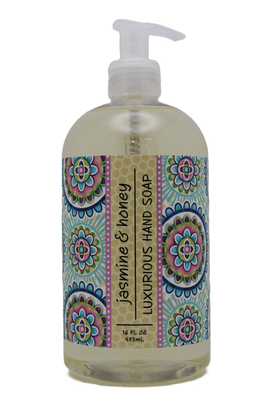 JASMINE HONEY LIQUID SOAP 16 OZ