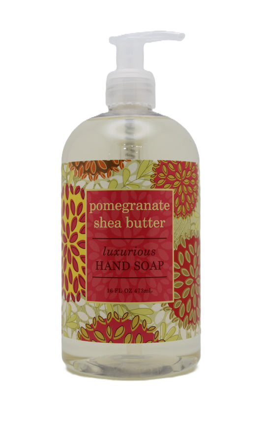 POMEGRANATE SHEA BUTTER LIQUID SOAP 16 OZ