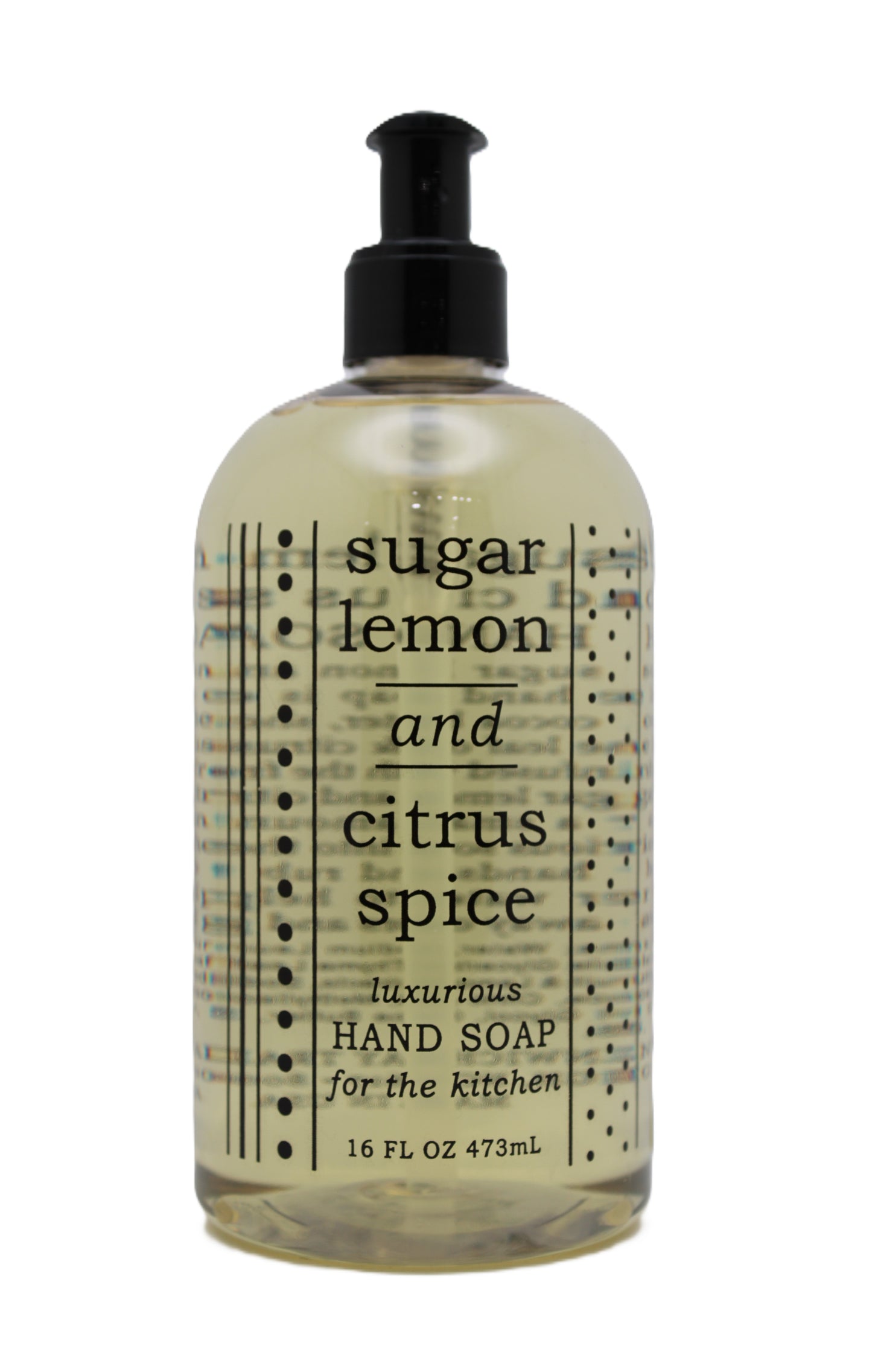 SUGAR LEMON CITRUS SPICE KITCHEN SOAP 16 OZ