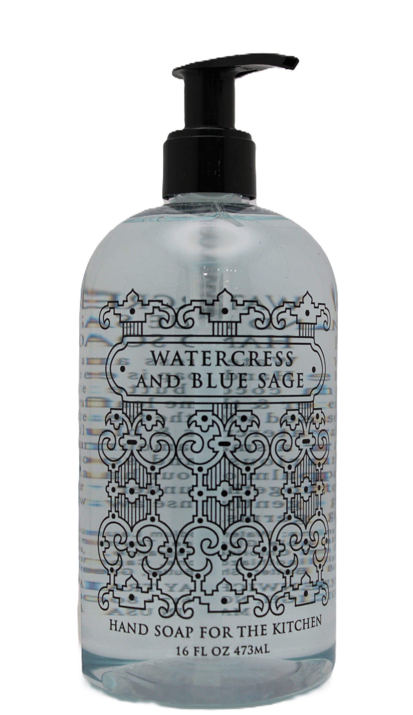 WATERCRESS BLUE SAGE KITCHEN SOAP 16 OZ