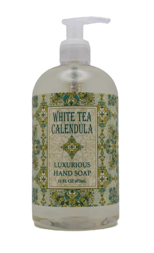 WHITE TEA CALENDULA LIQUID SOAP 16 OZ