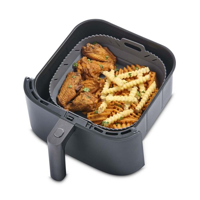 SQUARE SILICONE AIR FRYER LINER