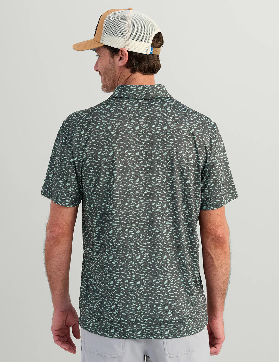 HUK KC PURSUIT PRINTED POLO