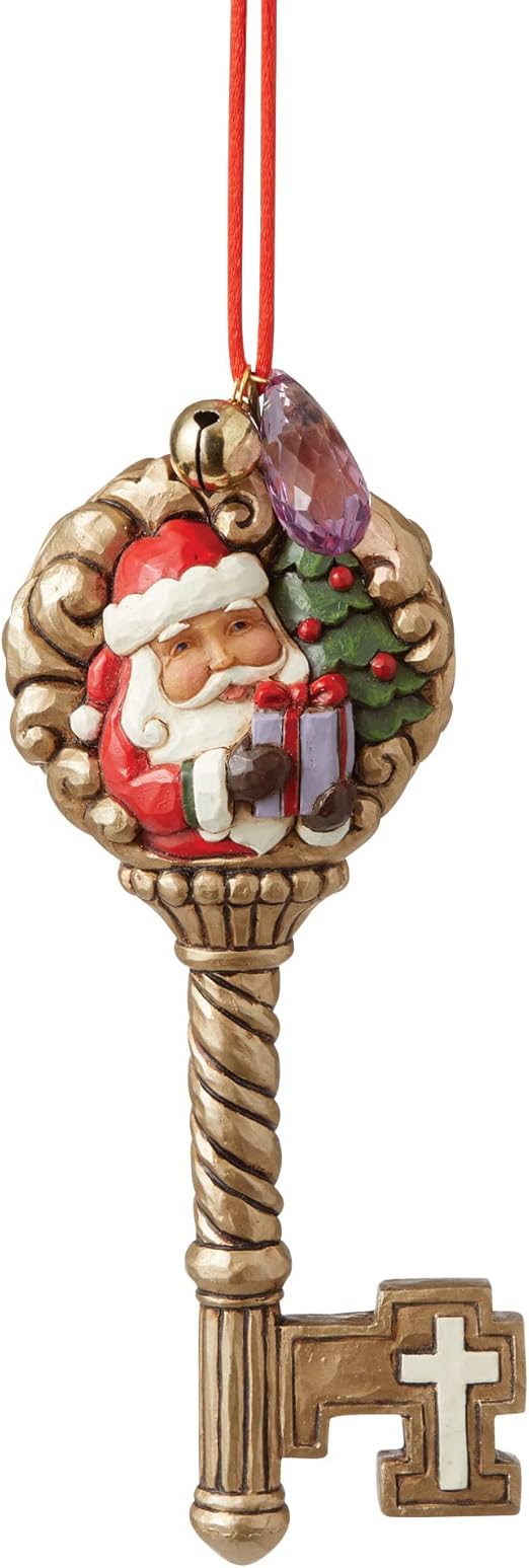 JIM SHORE LEGEND OF THE CHRISTMAS KEY ORNAMENT
