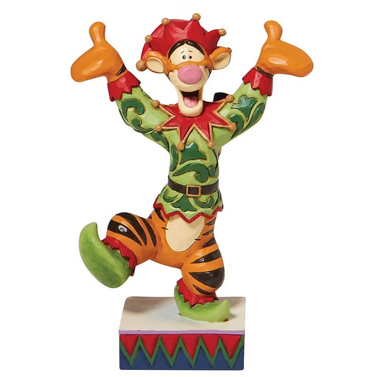 DISNEY TRADITIONS EXTATIC TIGGER ELF
