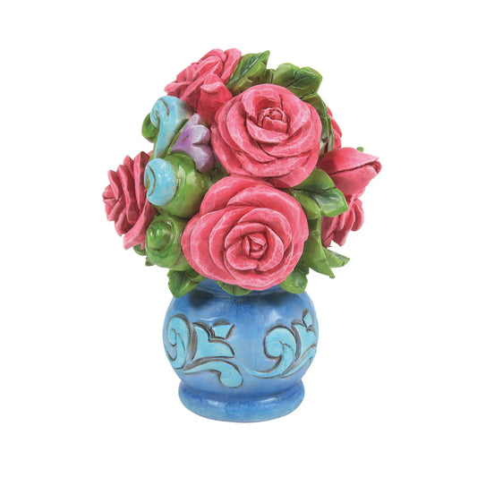 JIM SHORE ROSE BOUQUET MINI