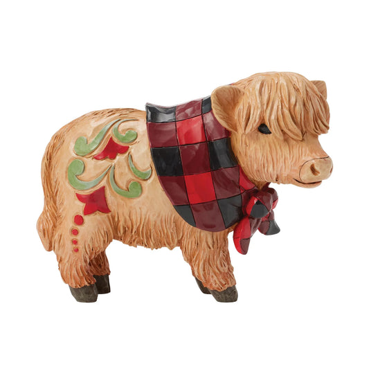 JIM SHORE HIGHLAND GLEN HIGHLAND CALF FIGURINE