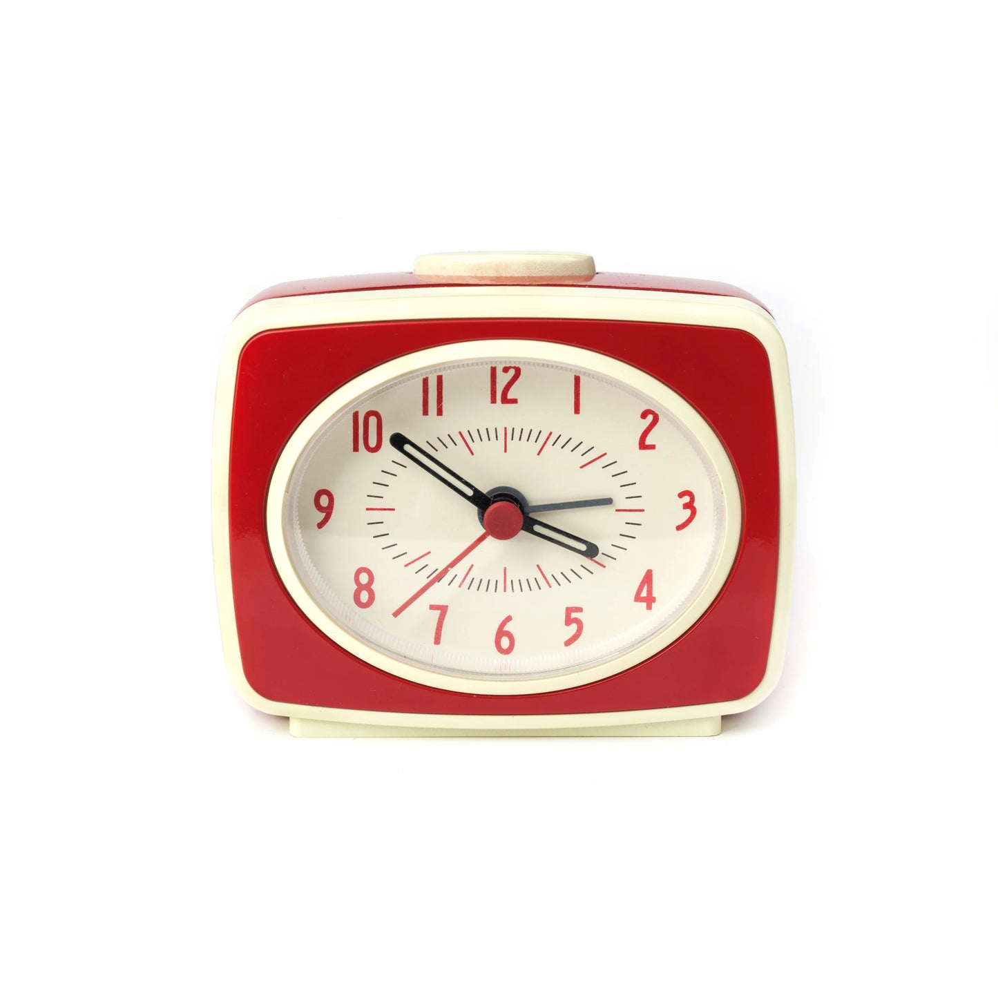 SMALL CLASSIC ALARM CLOCK RED