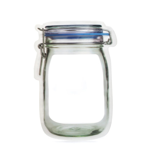 MASON JAR ZIPPER BAG LARGE SET OF 2