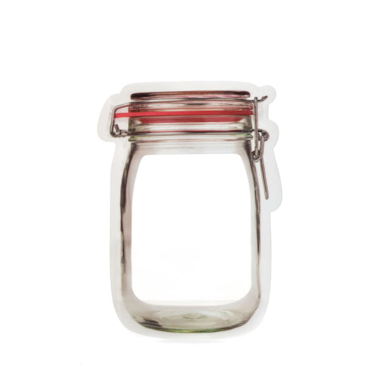 MASON JAR ZIPPER BAG MEDIUM SET OF 3