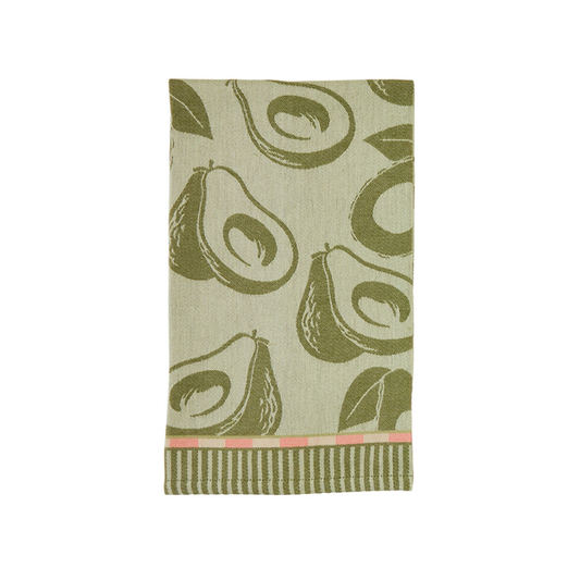 AVOCADO JAQUARD FIESTA TOWEL