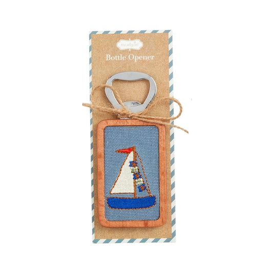 BOAT EMBROIDERED BOTTLE OPENER