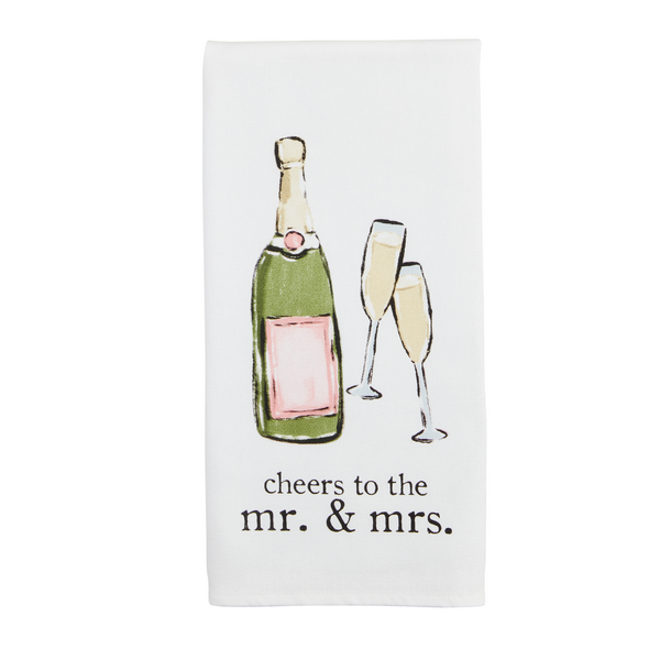 CHEERS WEDDING HAND TOWEL