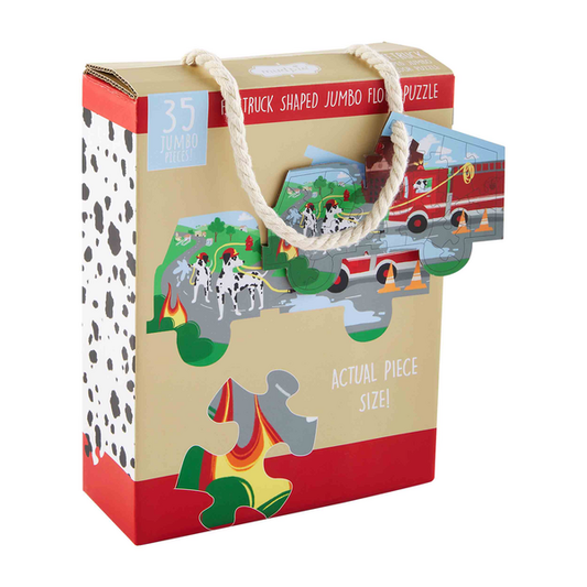 FIRE TRUCK SHAPED PUZZLE