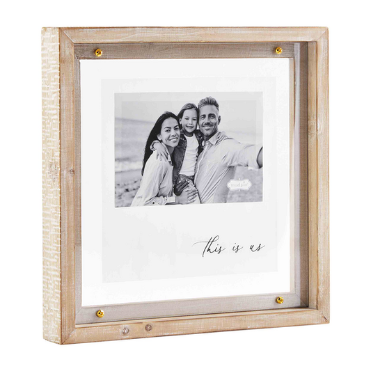 THIS IS US WOOD AND BRASS FRAME
