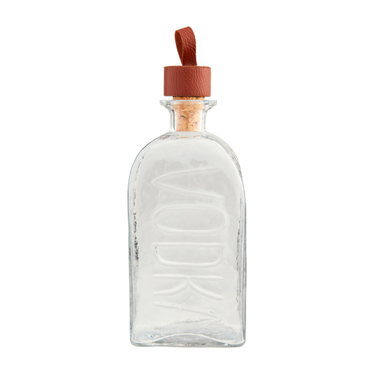 VODKA GLASS LEATHER DECANTER