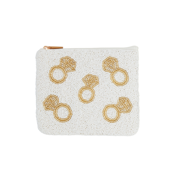 BRIDE BEADED CASE WHITE