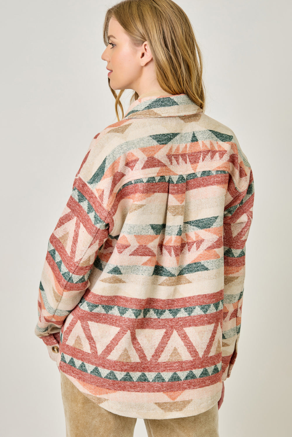LUNA AZTEC SHIRT JACKET