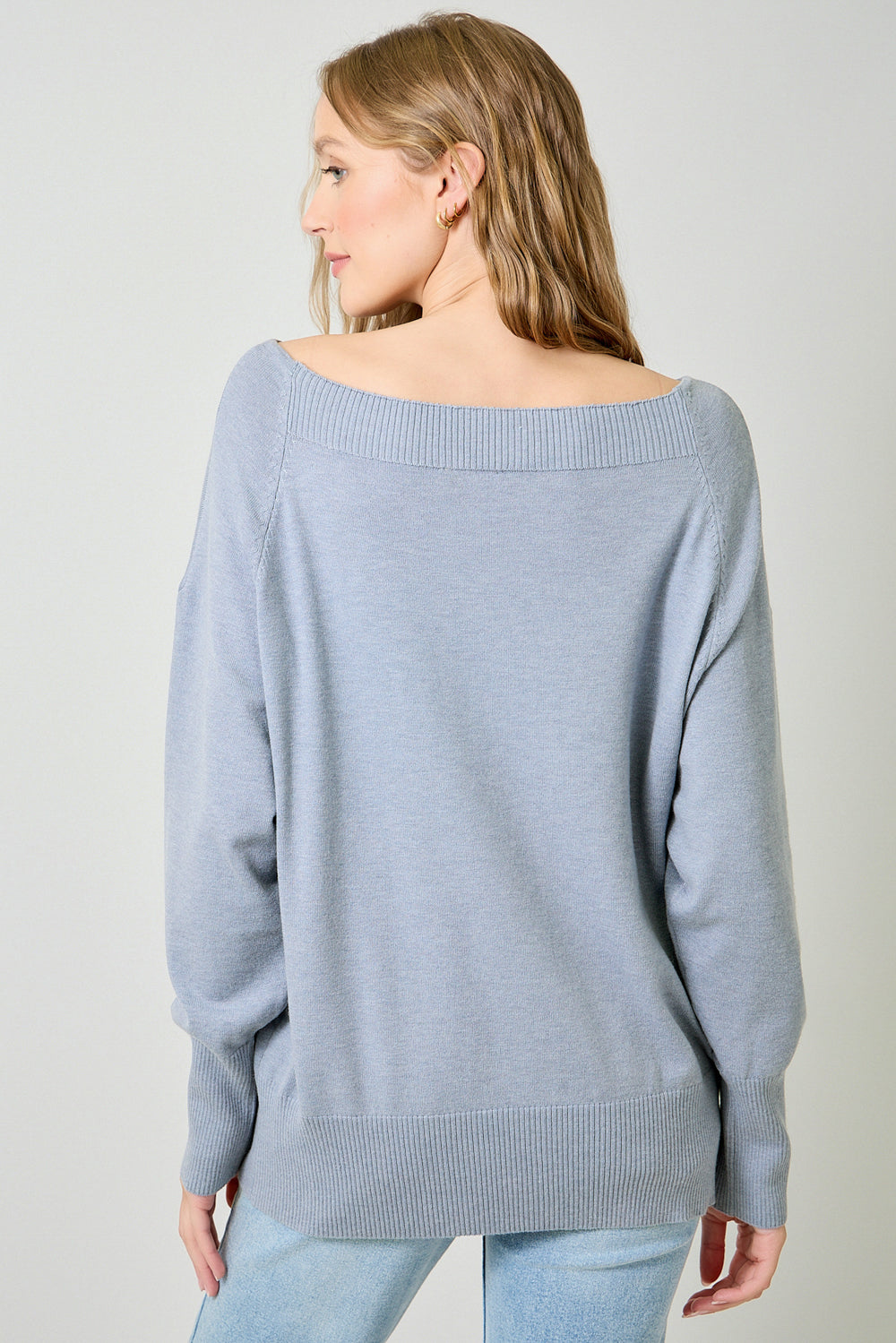 BLAKELY OFF THE SHOULDER SWEATER