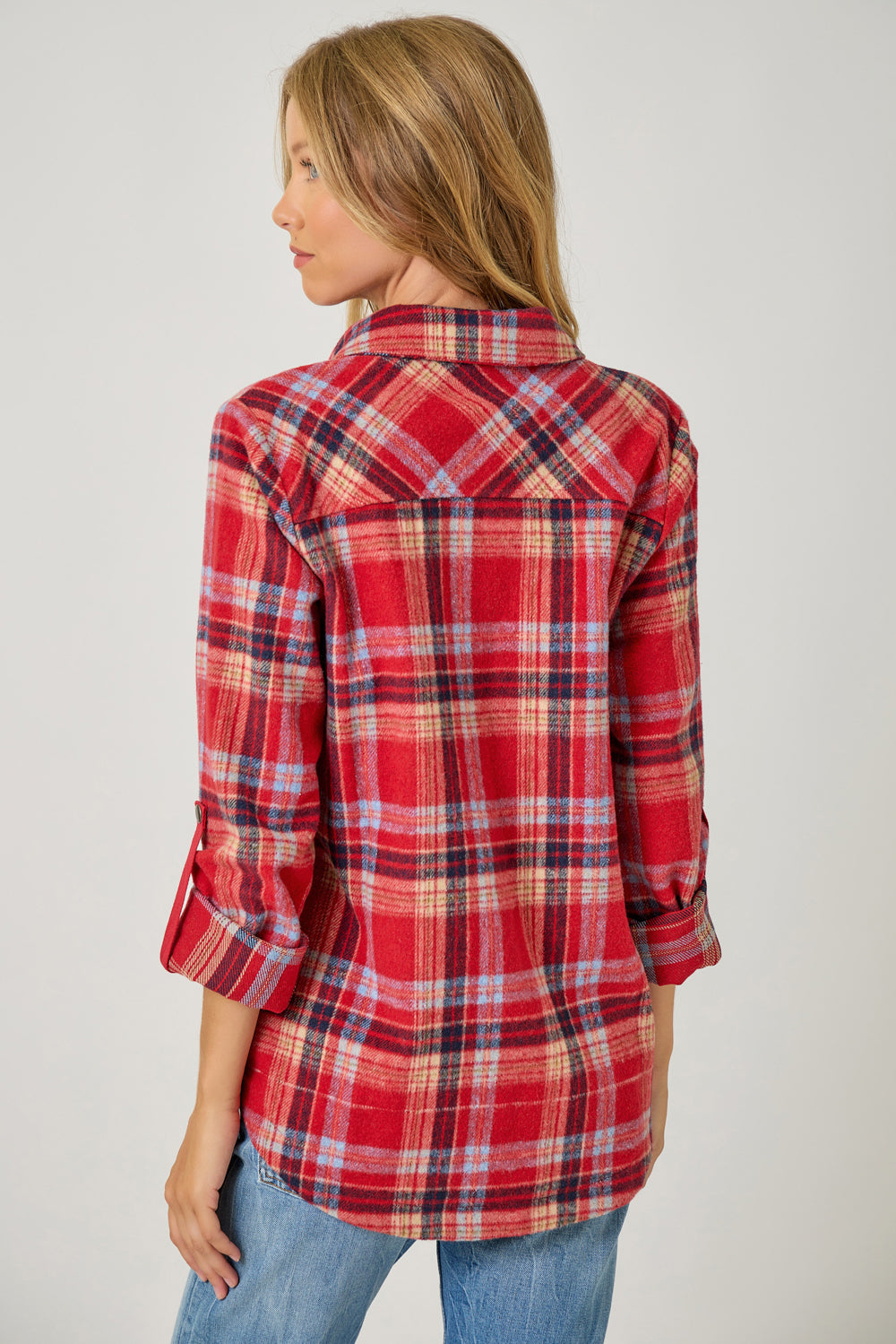 TAYLOR PLAID SHIRT JACKET