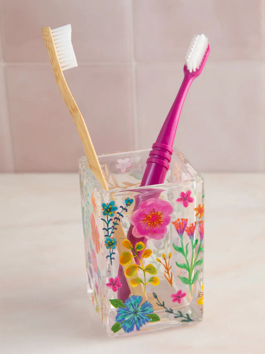 FLORAL BATH TUMBLER