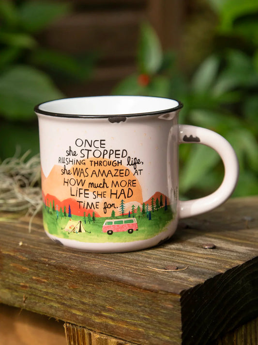 CAMP MUG ONCE SHE STOPPED