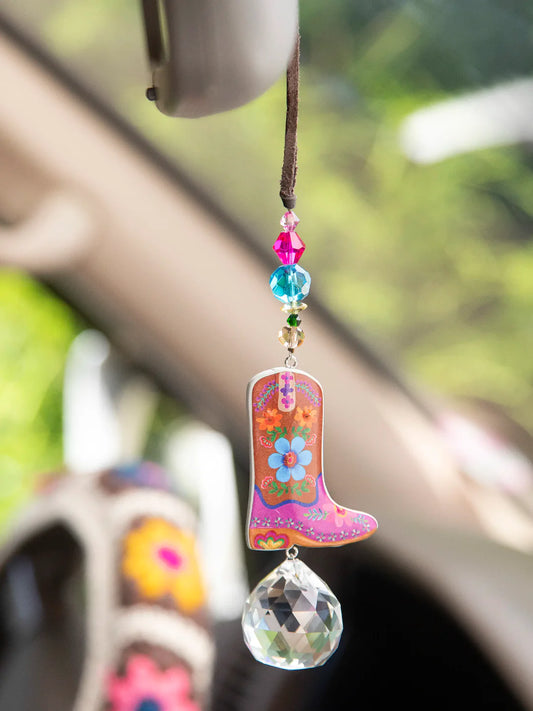 SUN CATCHER  CAR CHARM BOOT