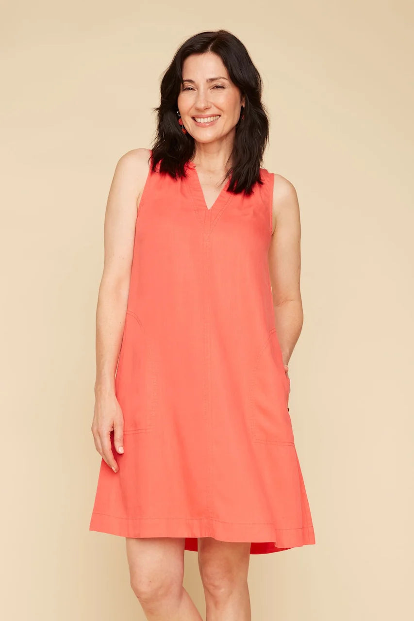 RENUAR WOVEN SLEEVELESS DRESS