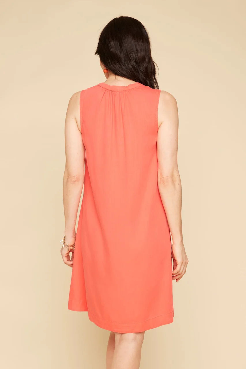 RENUAR WOVEN SLEEVELESS DRESS