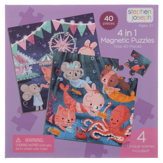4 IN 1 MAGNETIC PUZZLE FAIRYTALE