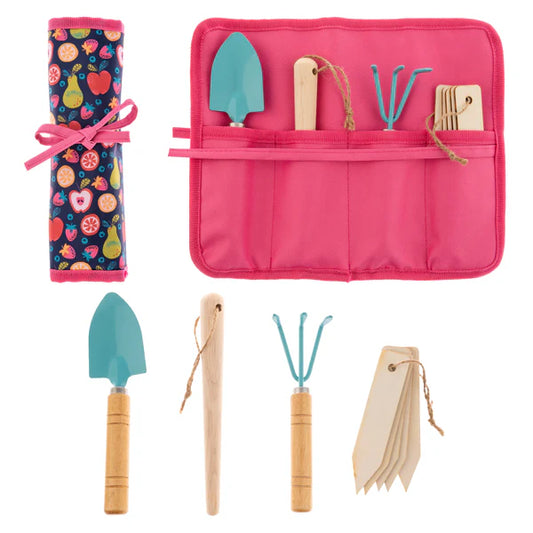 KIDS GARDEN SET FRUIT PRINT