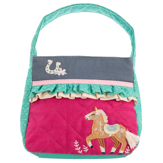 QUILTED PURSE HORSE
